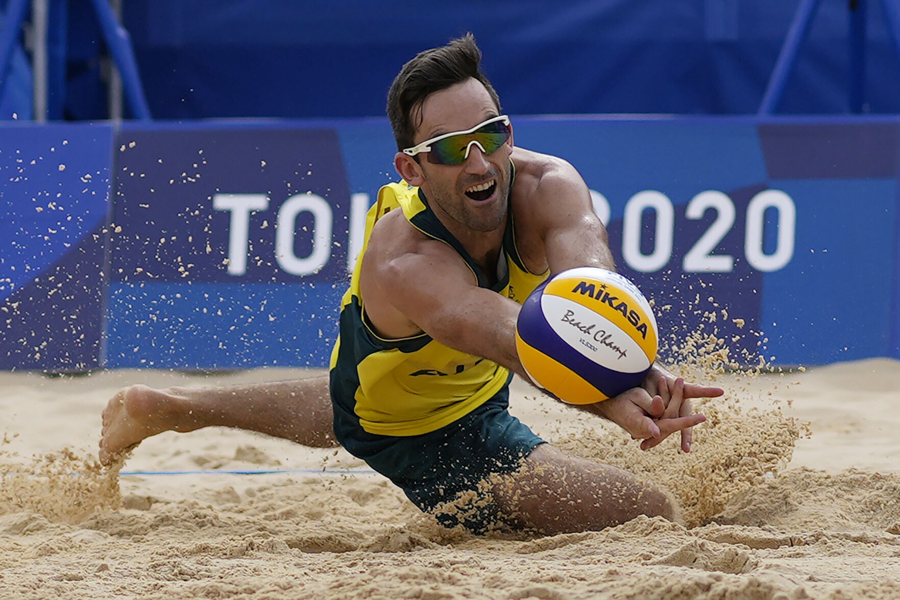 APTOPIX Tokyo Olympics Beach Volleyball